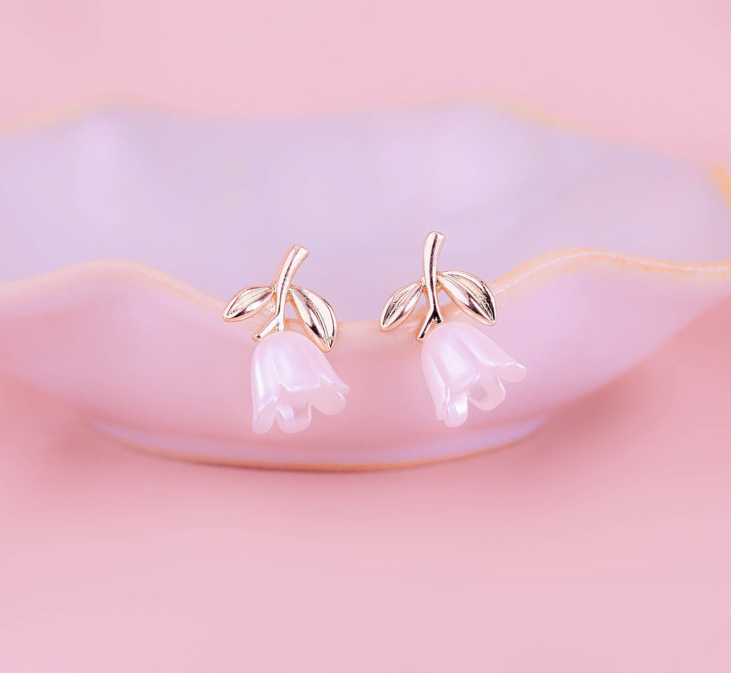 Aretes tulipanes