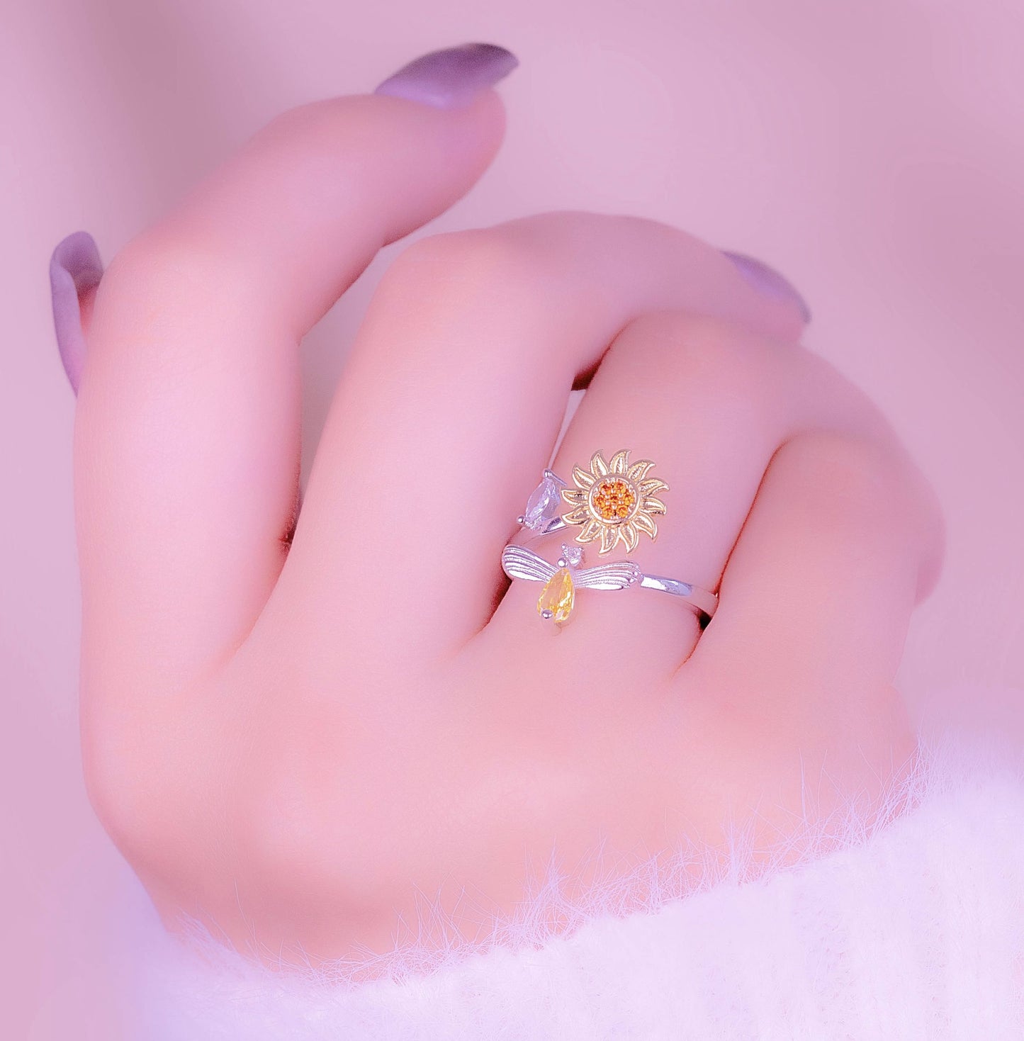 Anillo Ansiedad Girasol
