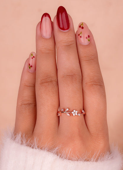 Anillo Ninfa Oro Rosa