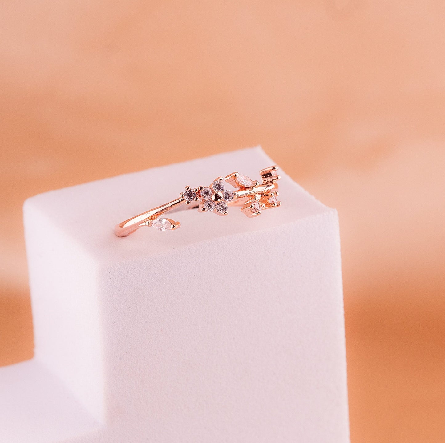 Anillo Ninfa Oro Rosa