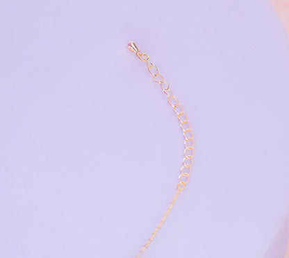 Pulsera Circones Corazón Dorada